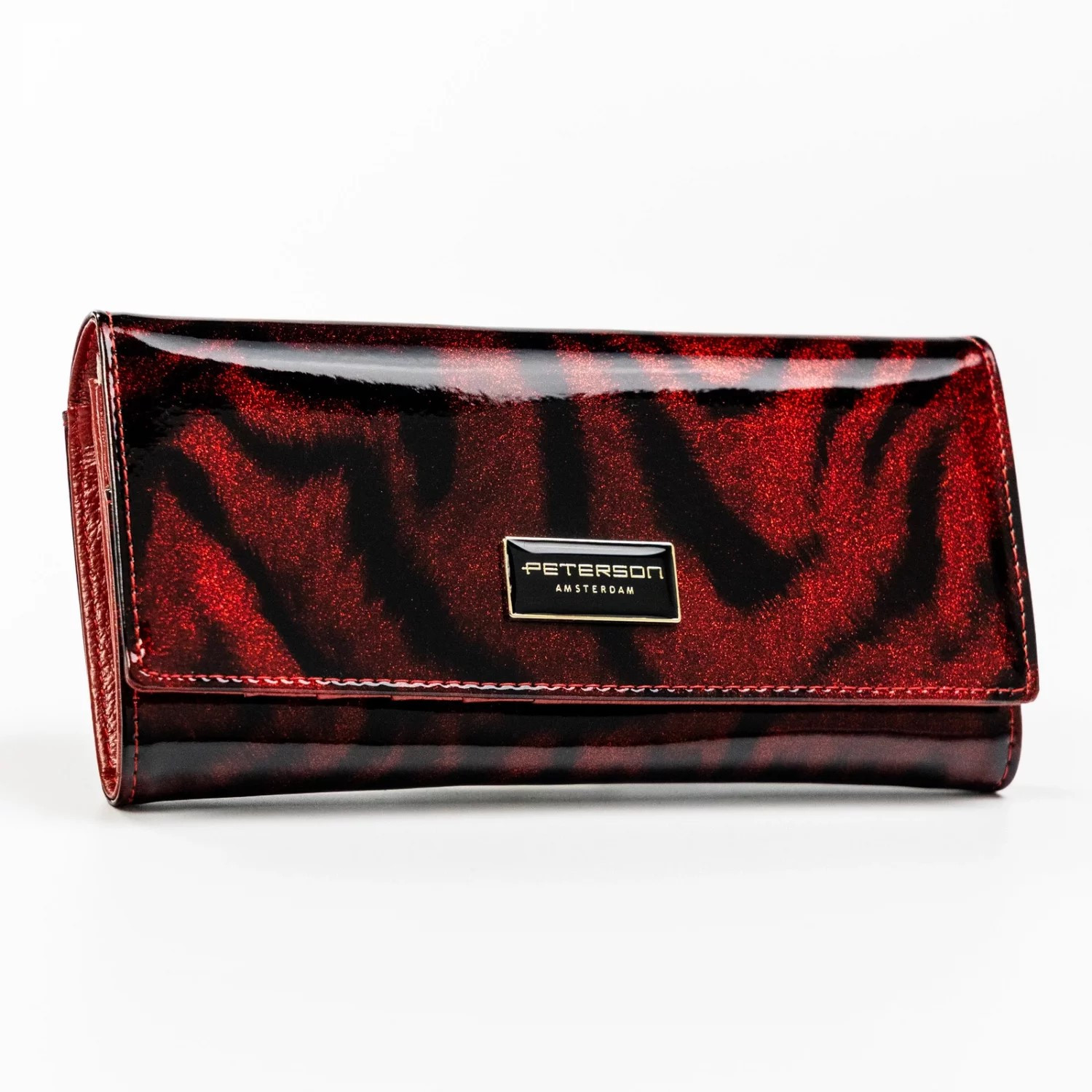 Dámska kožená peňaženka červená - Peterson Kiet