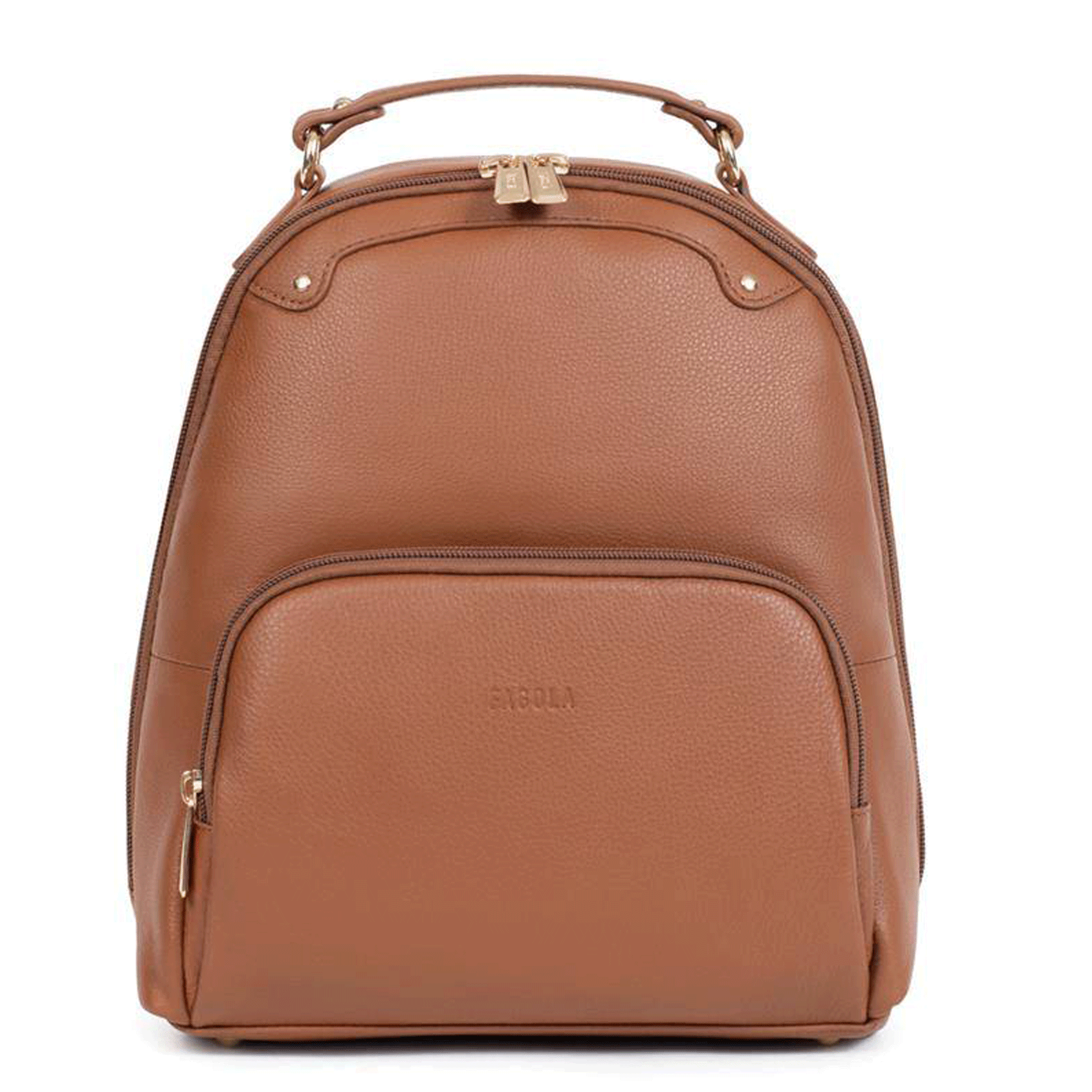 Dámsky kožený batôžtek svetlo hnedý - Fagola Familiar