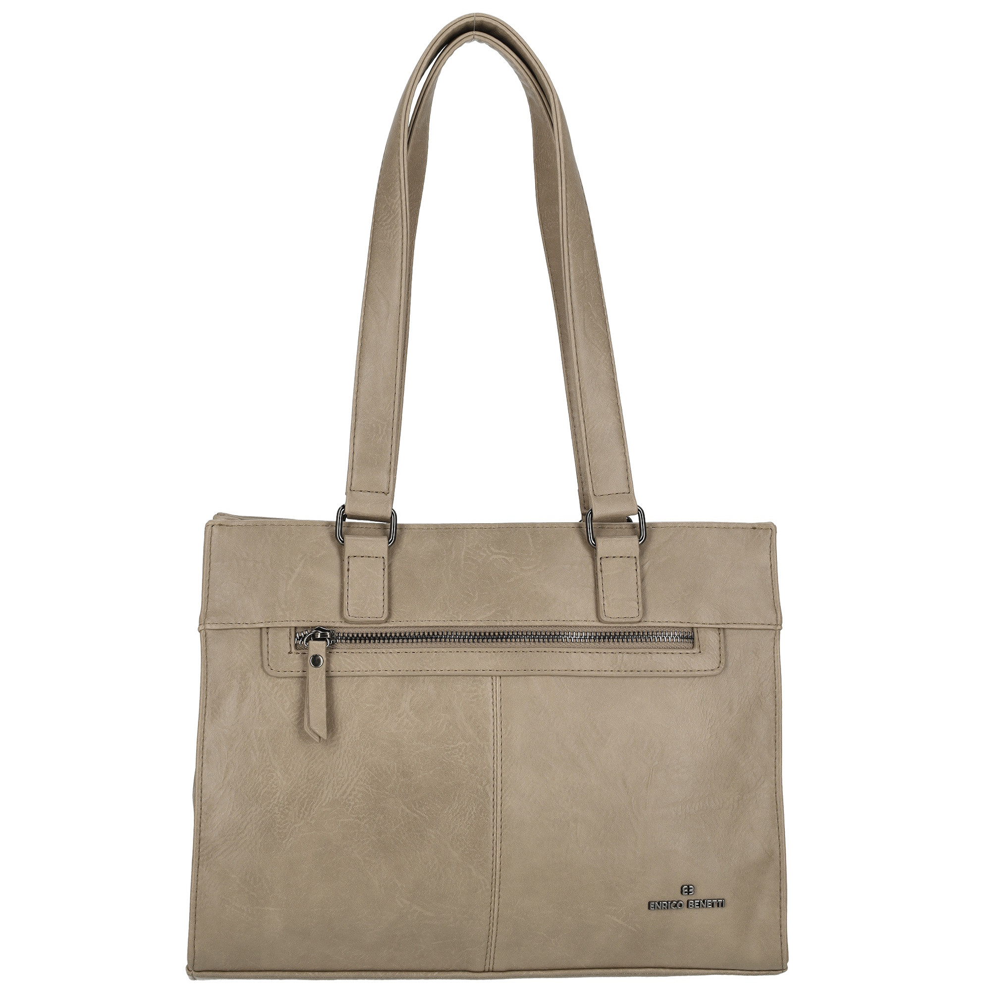 Dámska kabelka cez rameno svetlá taupe - Enrico Benetti Mayla