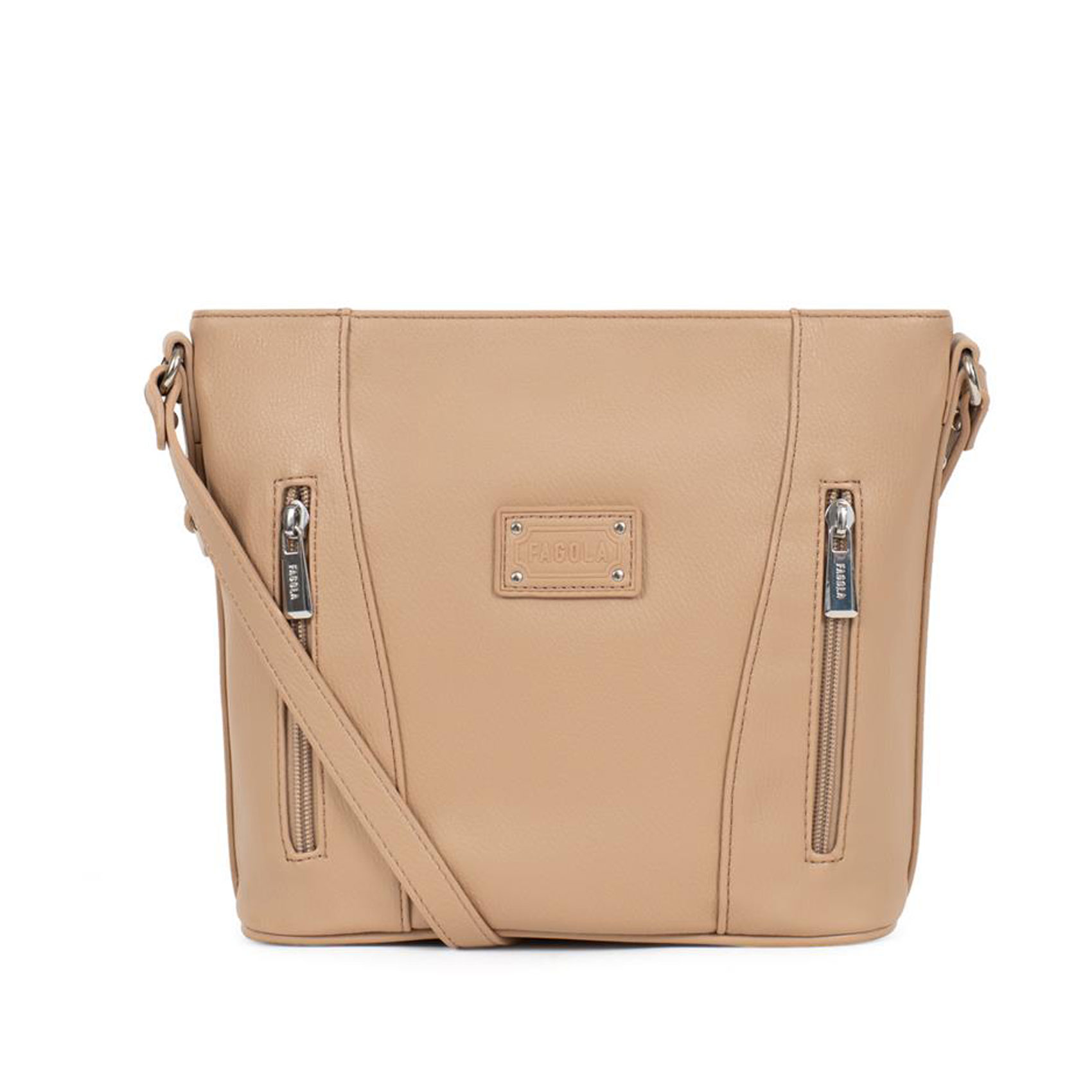 Dámska crossbody kabelka púdrová - Fagola Mayla