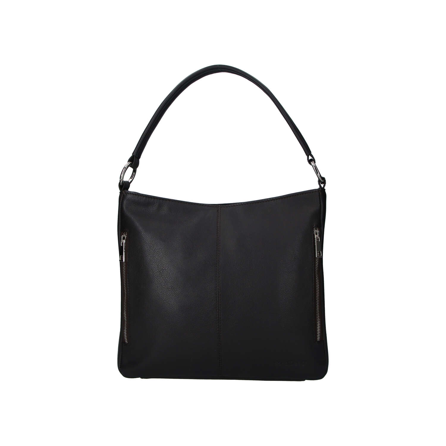 Dámska kožená kabelka cez rameno tmavo hnedá - Sendi Design Clare