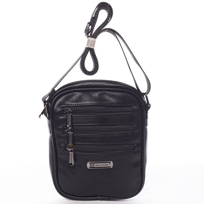 Čierna pánska crossbody kapsa - Bellugio Cutter