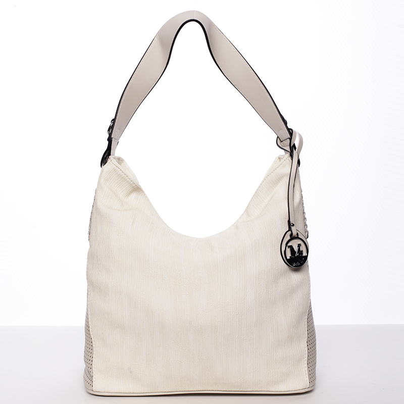 Moderná dámska kabelka cez rameno béžová - MARIA C Paisley