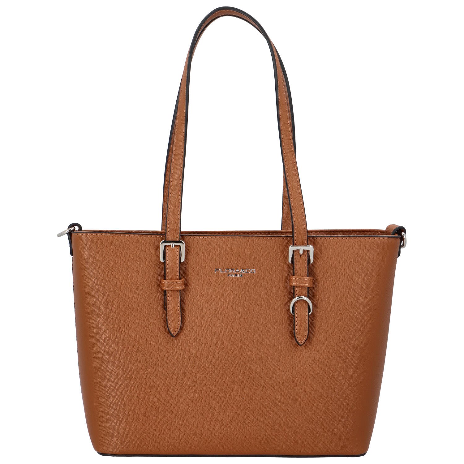 Dámska kabelka cez rameno saffiano camel - FLORA&CO Aileen