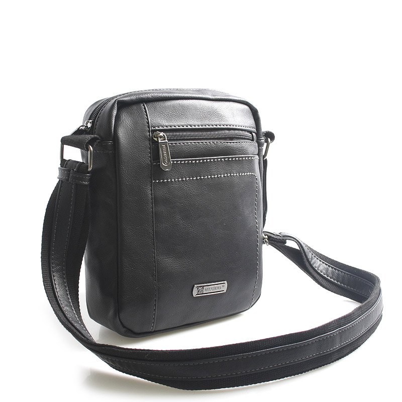 Čierna taška cez rameno na doklady Bellugio Blake