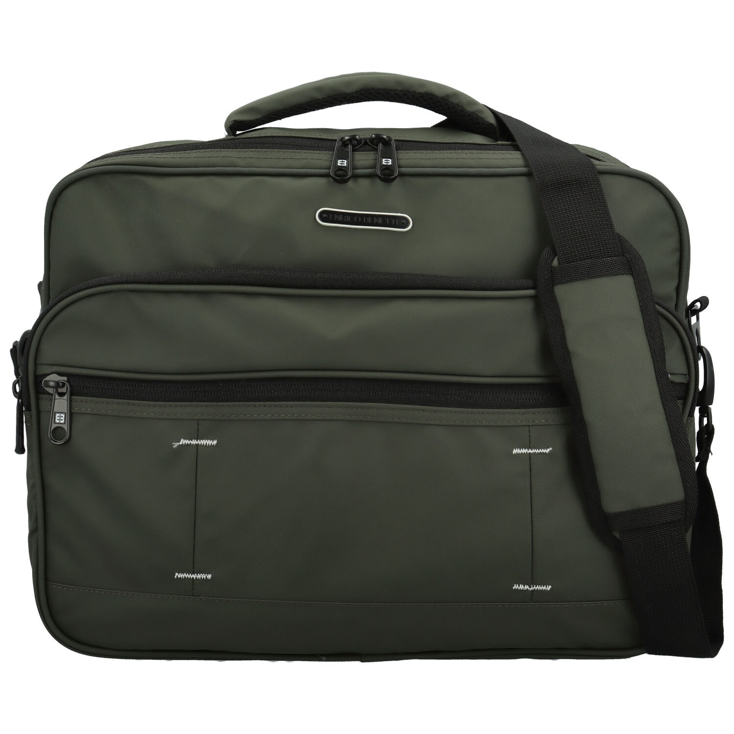 Pánska taška cez rameno zelená - Enrico Benetti Kerim