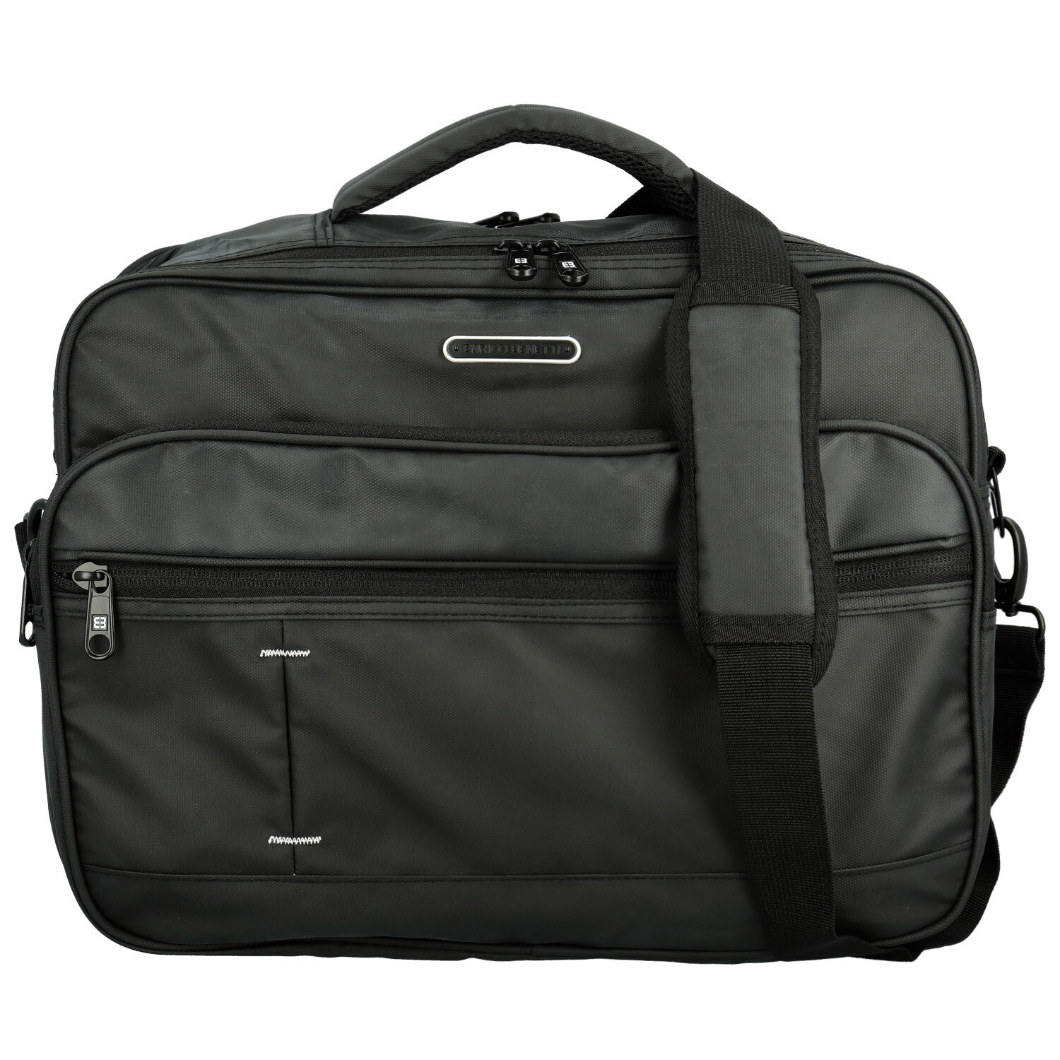 Pánska taška cez rameno čierna - Enrico Benetti Kerim