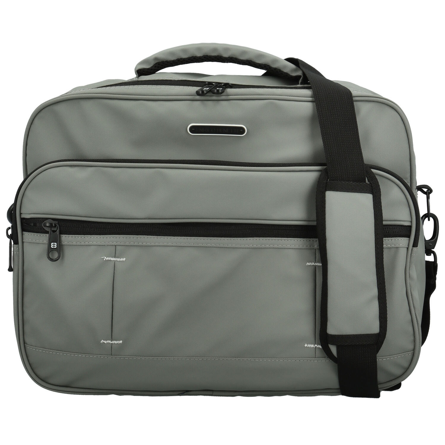 Pánska taška cez rameno šedá - Enrico Benetti Kerim