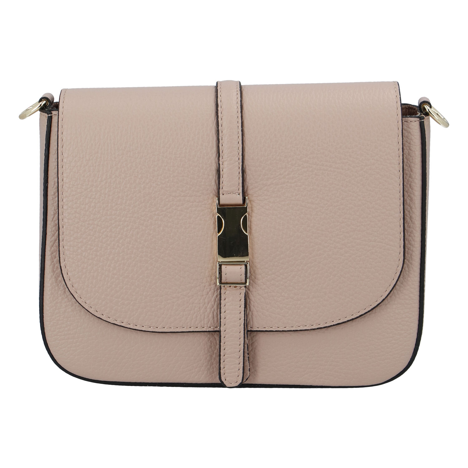 Dámska kožená crossbody kabelka camel - ItalY Neul