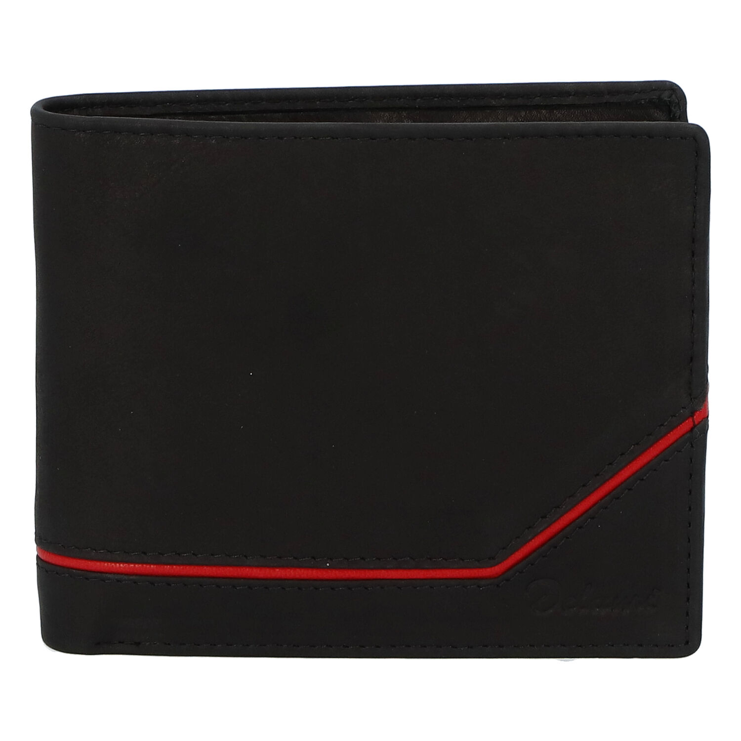 Pánska kožená peňaženka čierna - Delami Tirasen 2