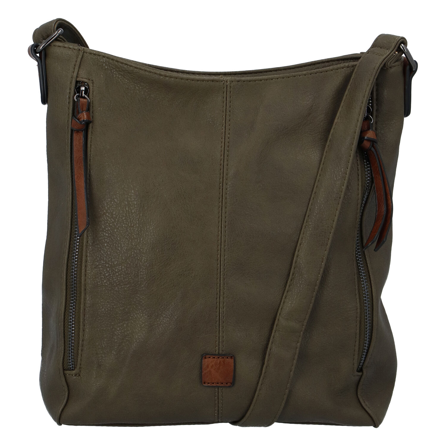 Dámska crossbody kabelka tmavo zelená - Paolo Bags Krasa