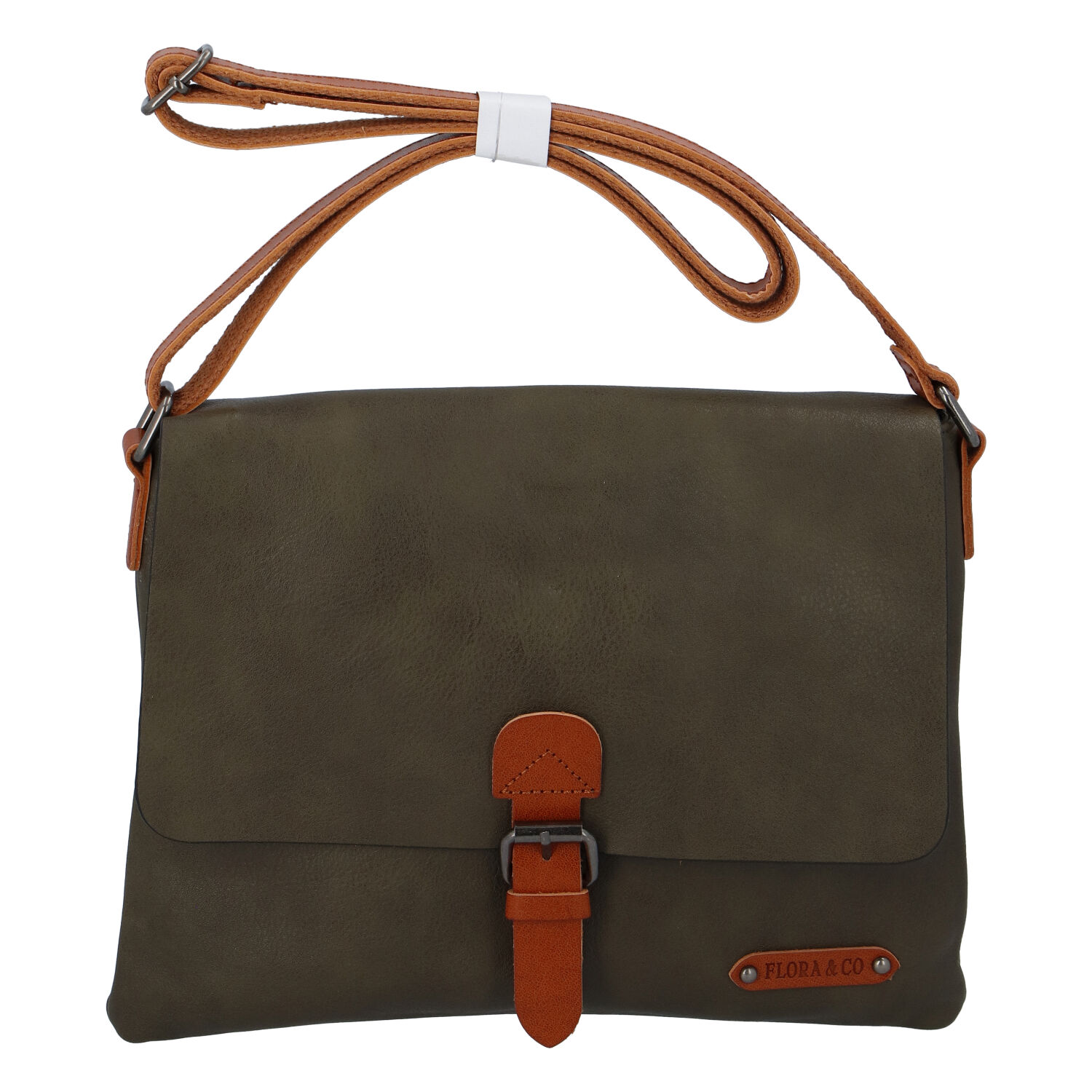 Dámska crossbody kabelka khaki - FLORA & CO Jacuza