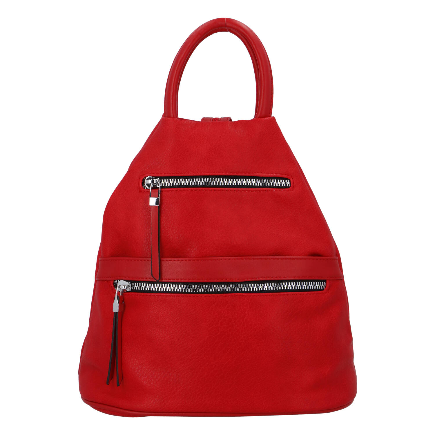 Originálne dámsky batoh kabelka červený - Romina Gempela