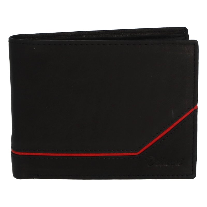 Pánska kožená peňaženka čierna - Delami Seum 2