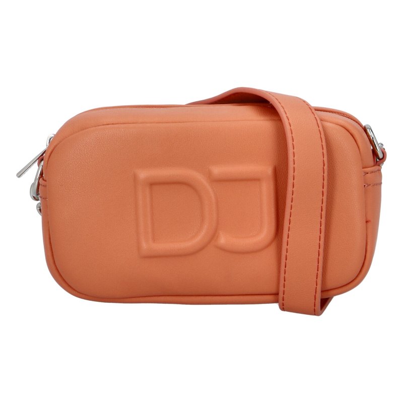 Malá dámska crossbody kabelka oranžová - David Jones SannJary