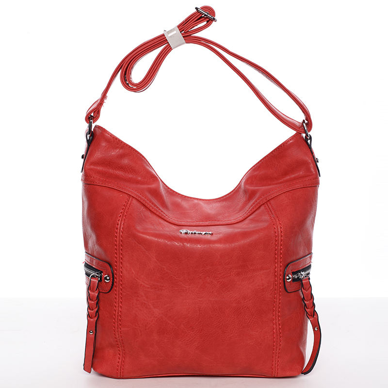 Dámska crossbody kabelka červená - Delami Bernardette II
