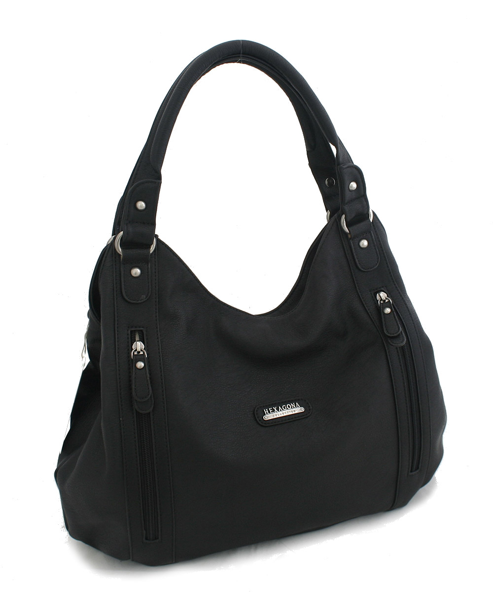 Čierna kabelka Hexagona K52807