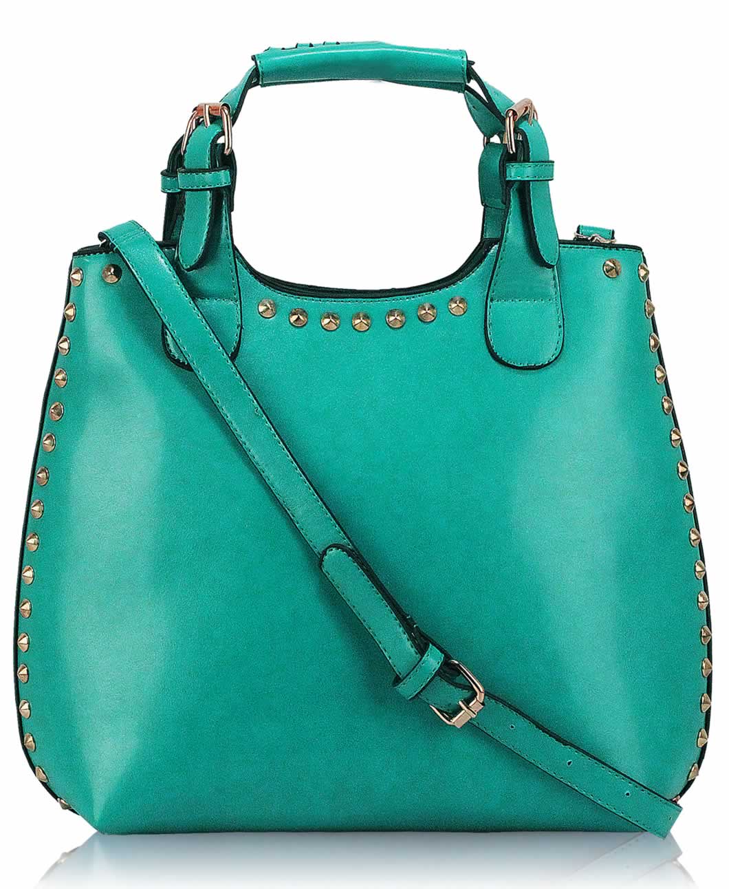 Smaragdová kabelka L&S fashion LS00105