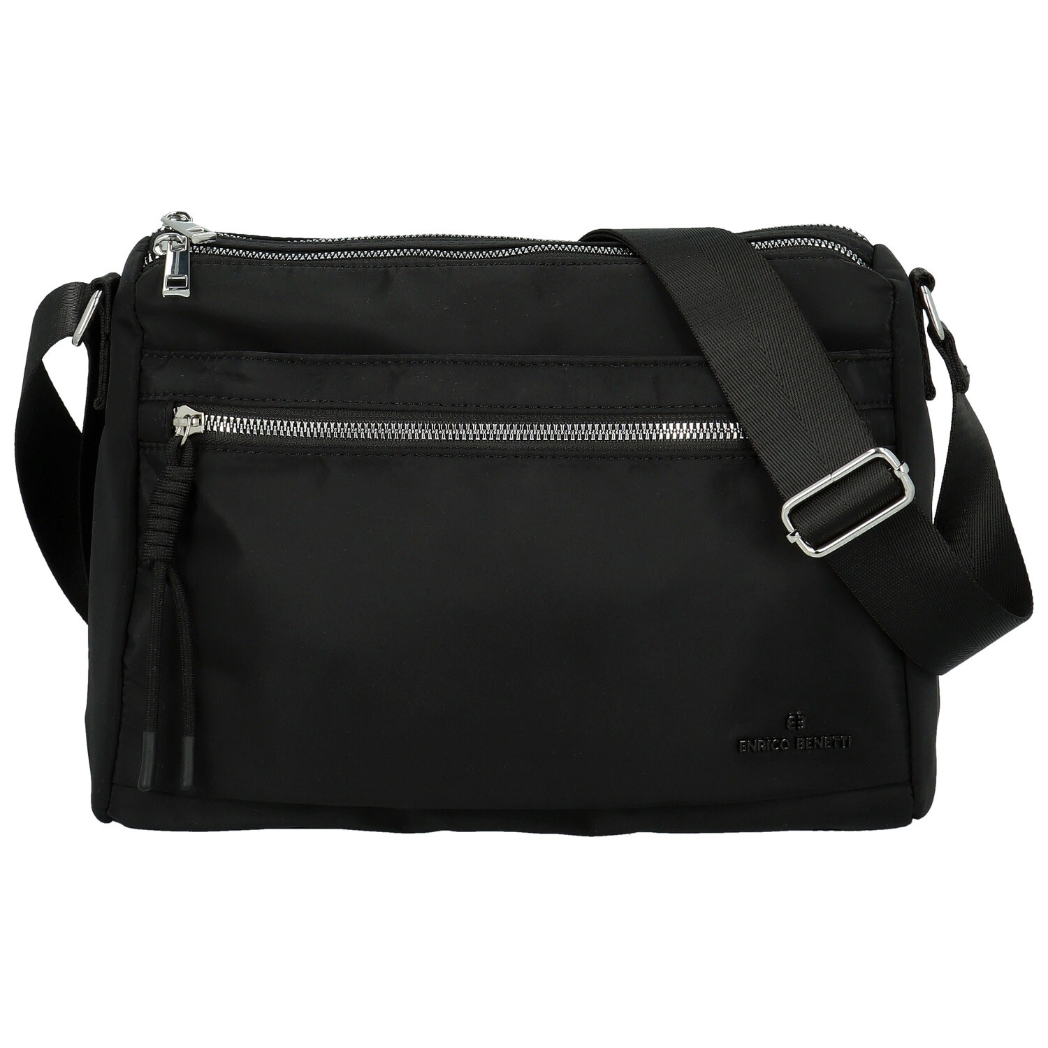 Dámska crossbody kabelka čierna - Enrico Benetti Raine