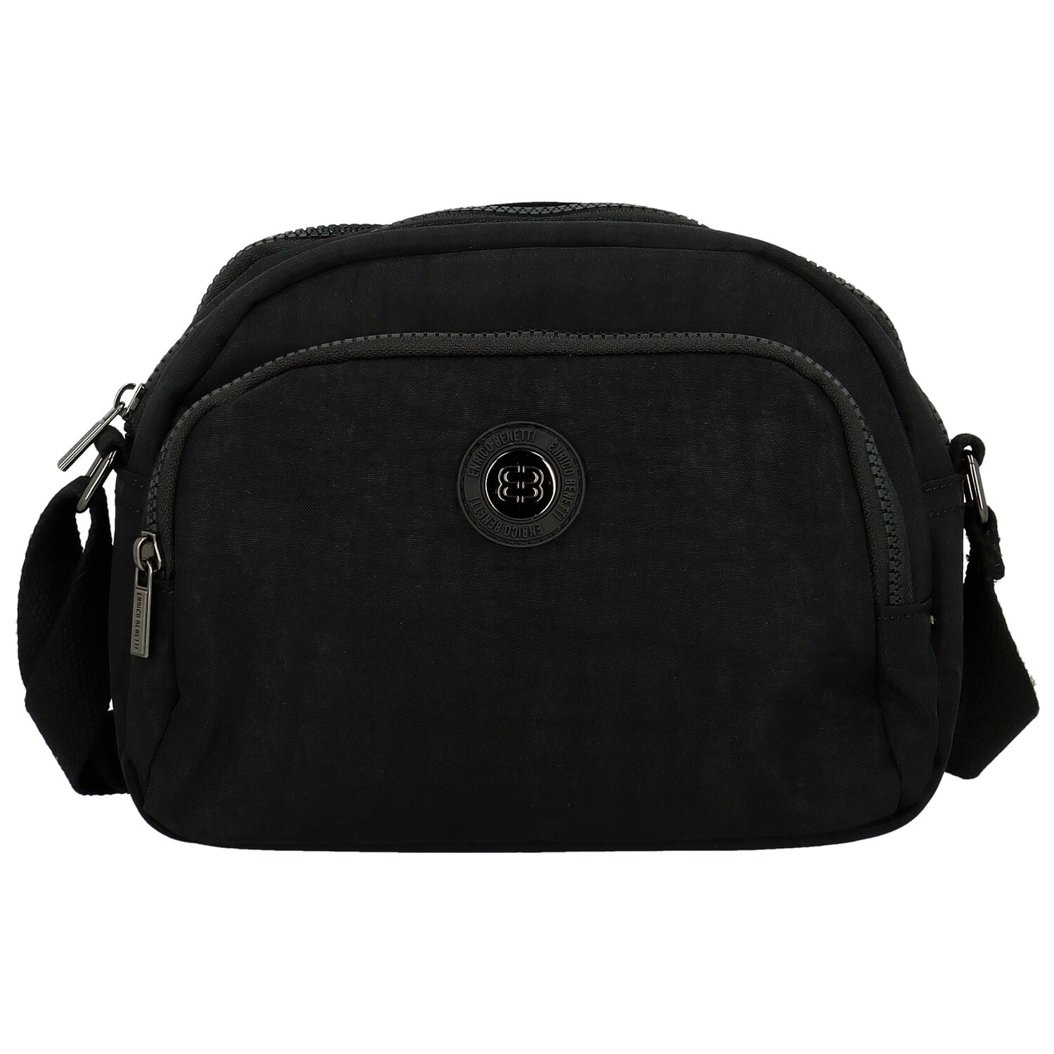 Dámska crossbody kabelka čierna - Enrico Benetti Garika