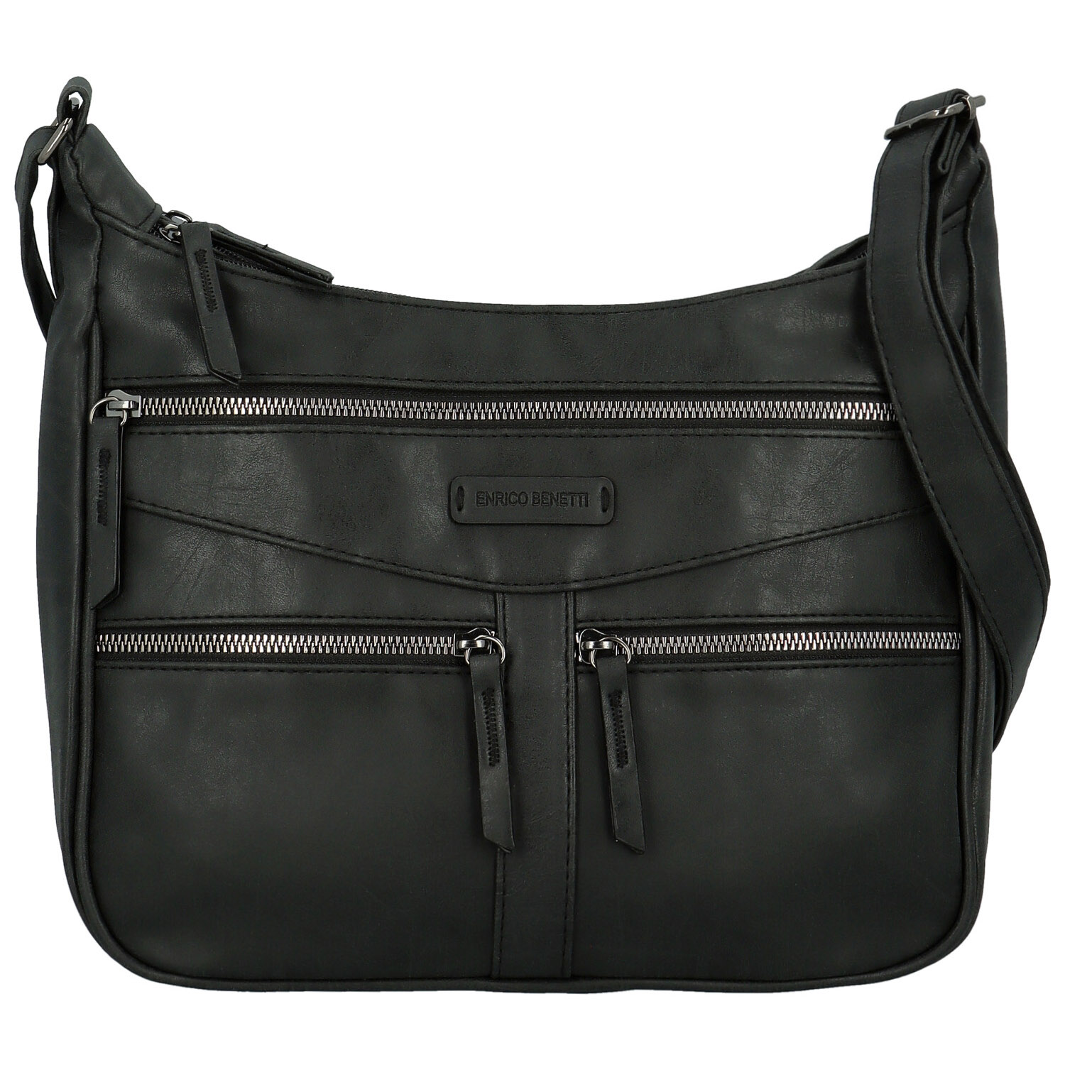 Dámska crossbody kabelka čierna - Enrico Benetti Iballa
