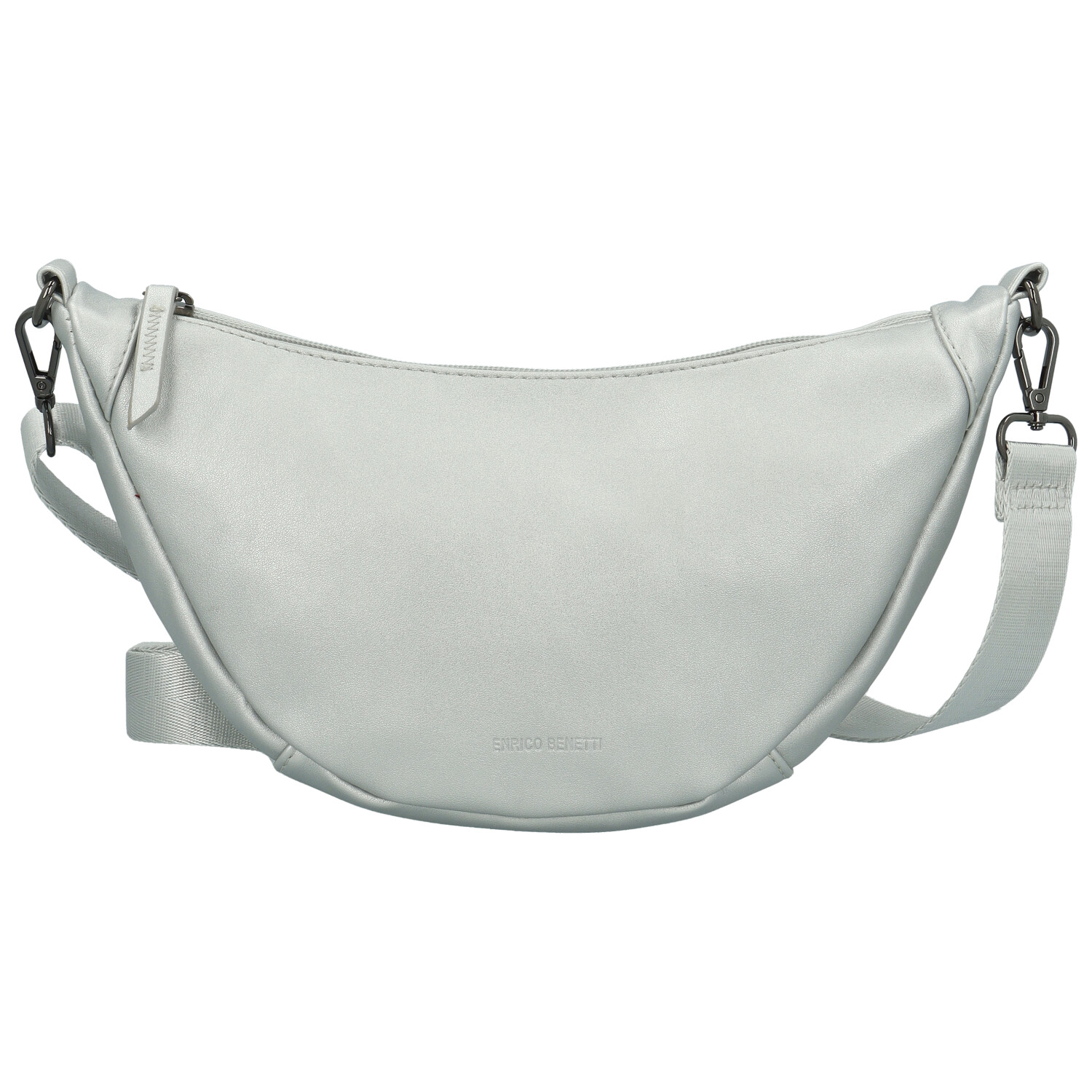 Dámska crossbody kabelka strieborná - Enrico Benetti Anava