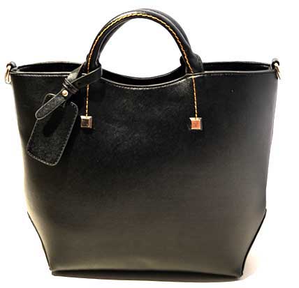 Čierna kabelka shopper Feimad