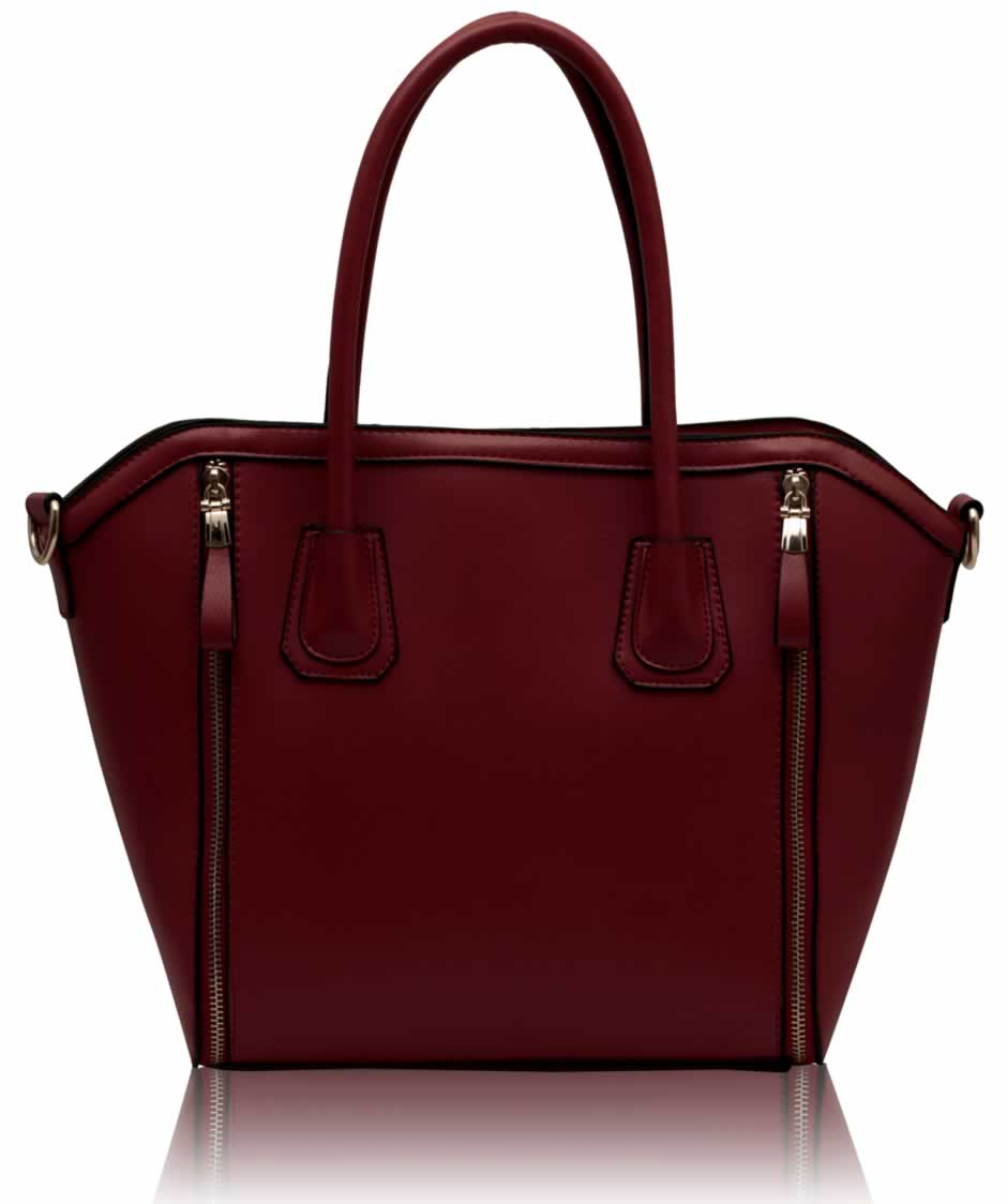 Bordó trendy kabelka LS00146