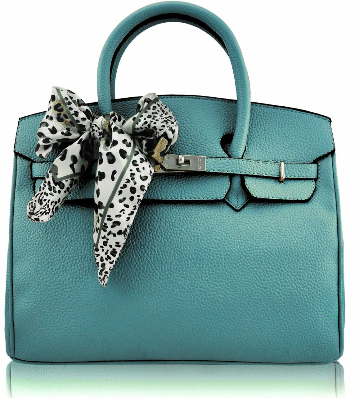 Tyrkysová kabelka L&S fashion LS00141B