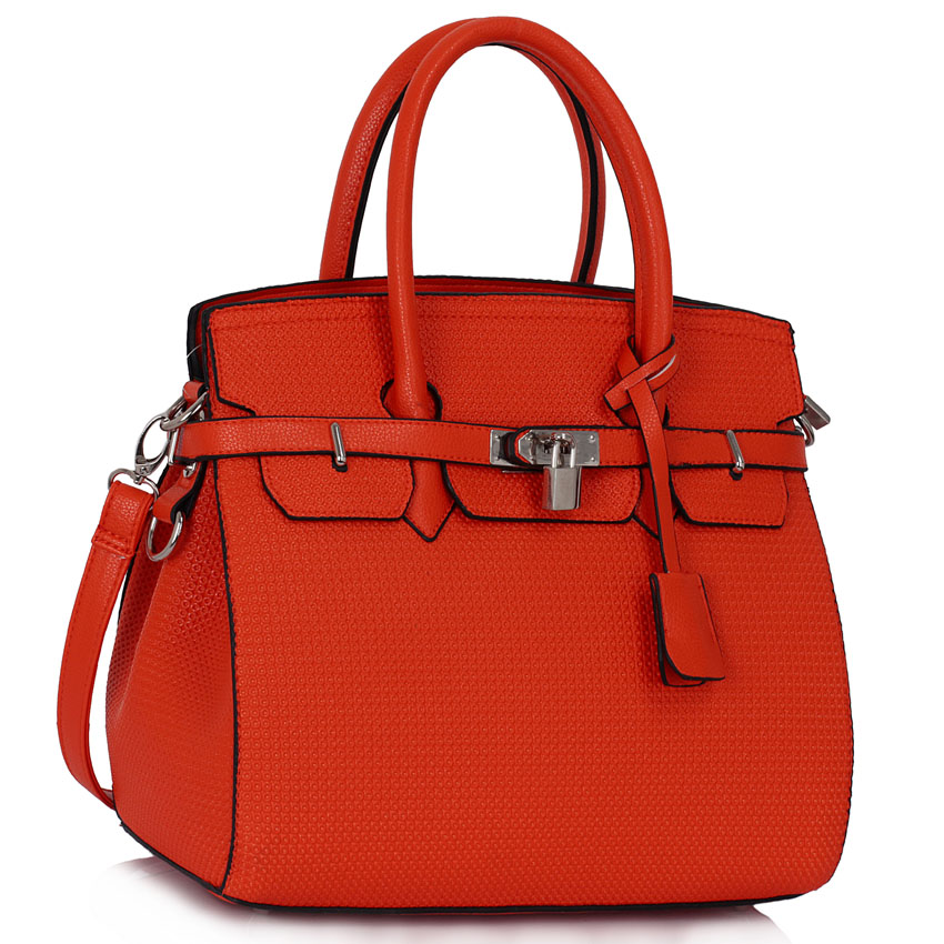 Oranžová kabelka L&S fashion LS00140