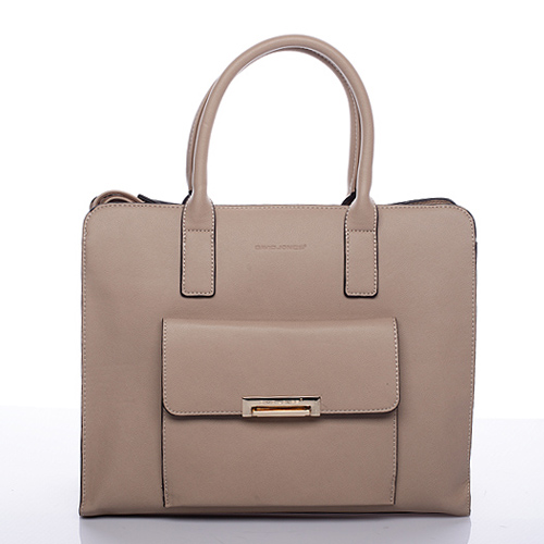 Piesková luxusná kabelka do ruky David Jones Paris