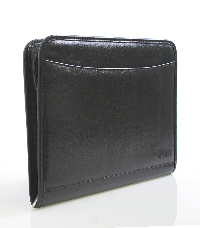 Pánska diplomatka čierna s blokom na dokumenty - Cavaldi 8031