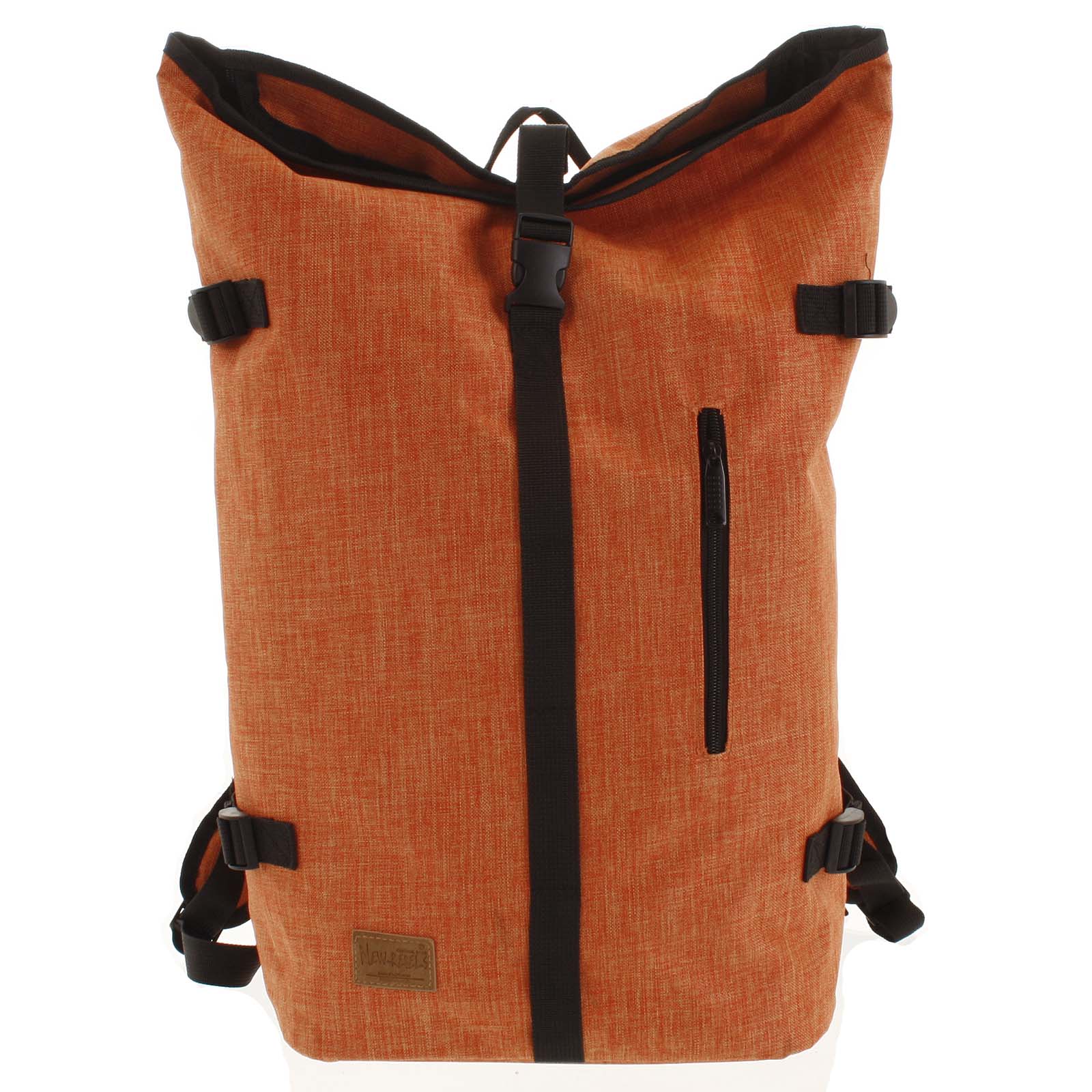 Jedinečný veľký štýlový unisex batoh oranžový - New Rebels Rebback