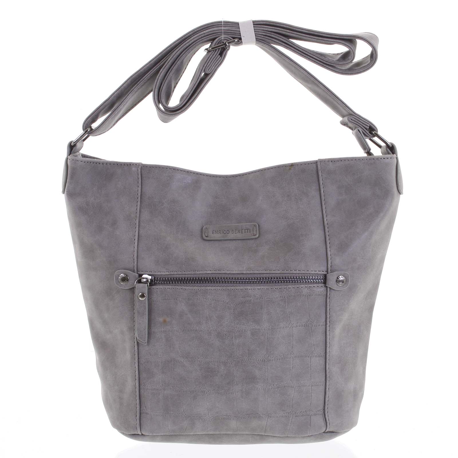 Dámska sivá crossbody kabelka - Enrico Benetti Eleanor