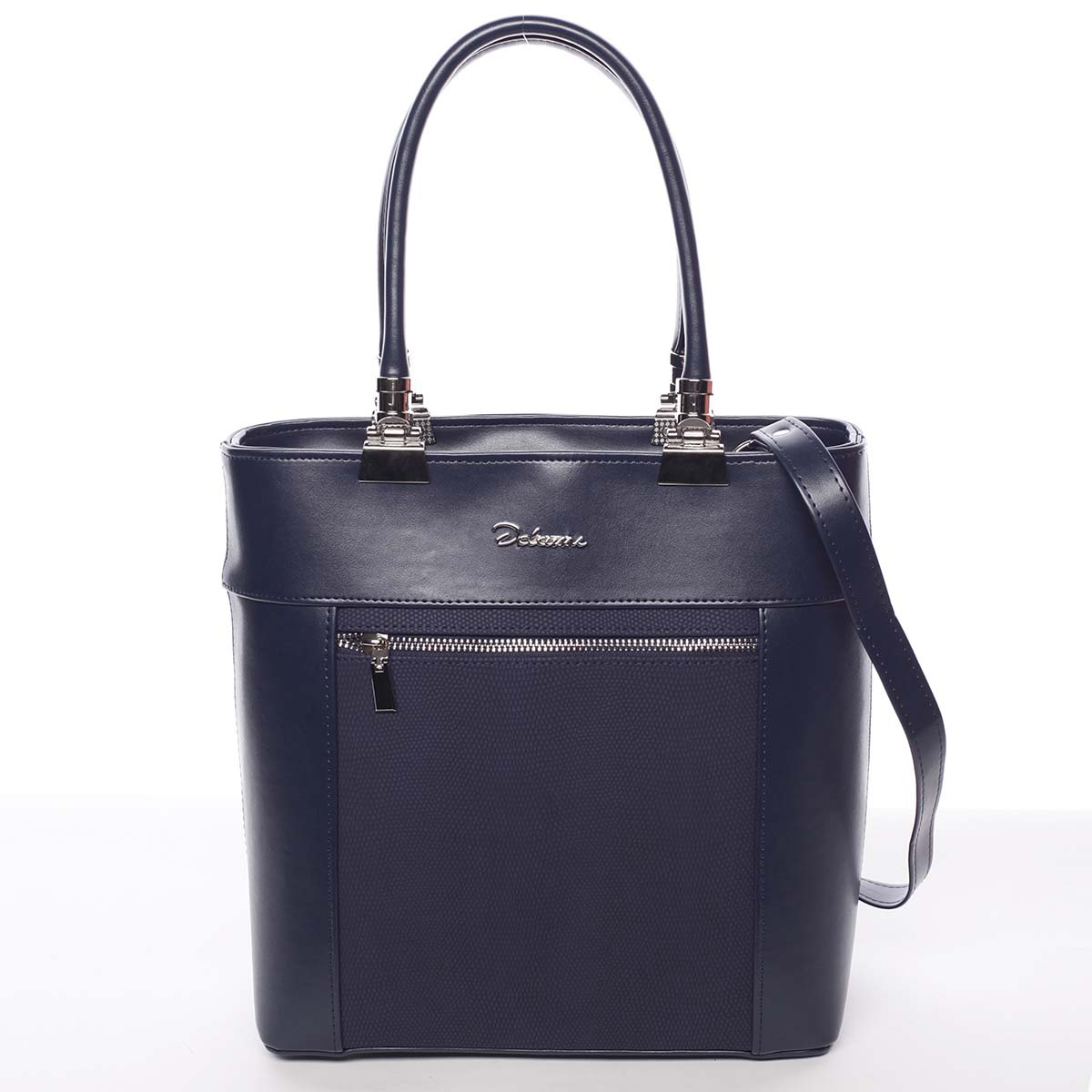 Elegantná dámska kabelka modrá - Delami Kassandra
