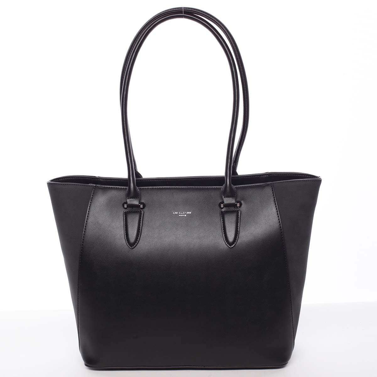 Elegantní dámská černá pevná kabelka - David Jones Anaya