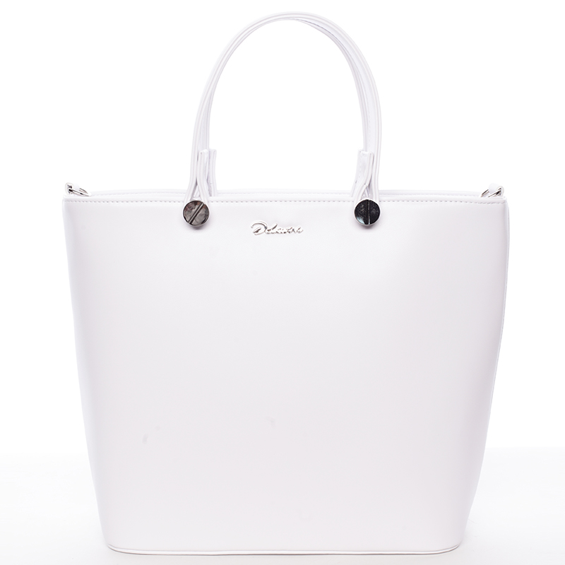 Luxusná dámska kabelka biela - Delami Chantal