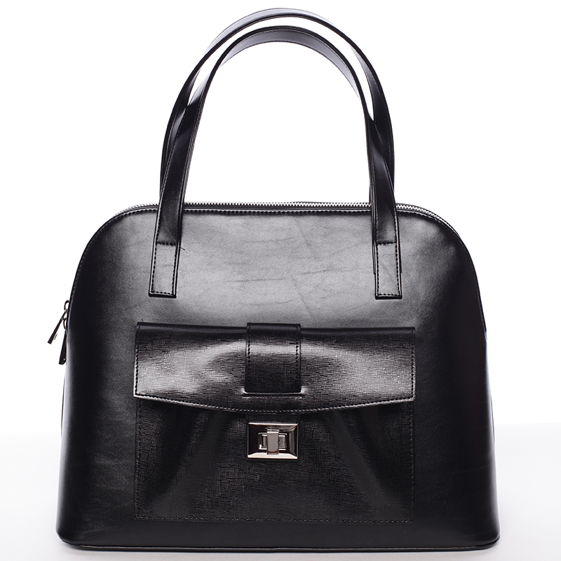 Módna dámska kabelka do spoločnosti čierna - Delami Victorine