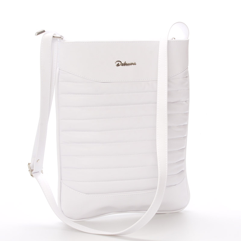 Trendy crossbody kabelka biela - Delami Clara