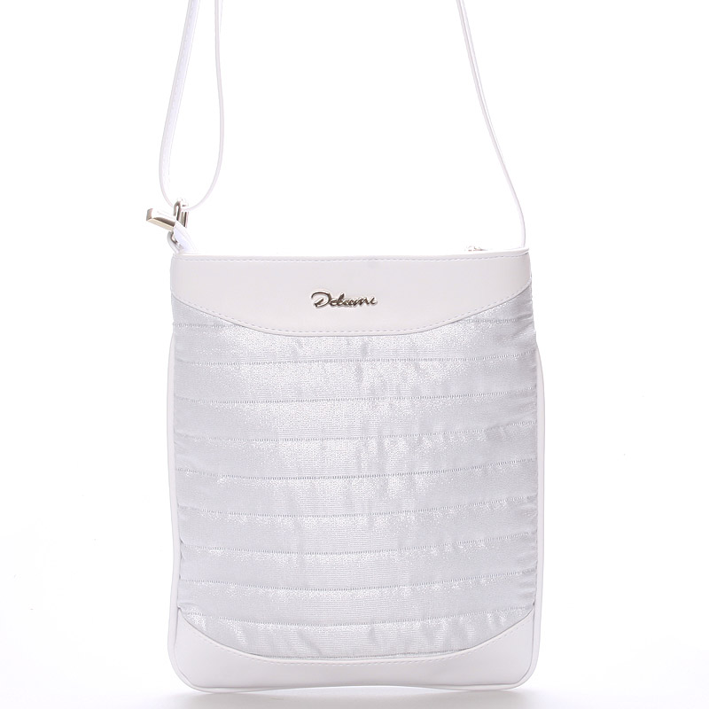 Menšia crossbody kabelka biela - Delami Jineen