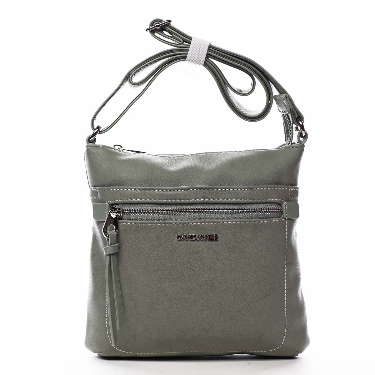 Dámska crossbody kabelka bledozelená - David Jones Eayni