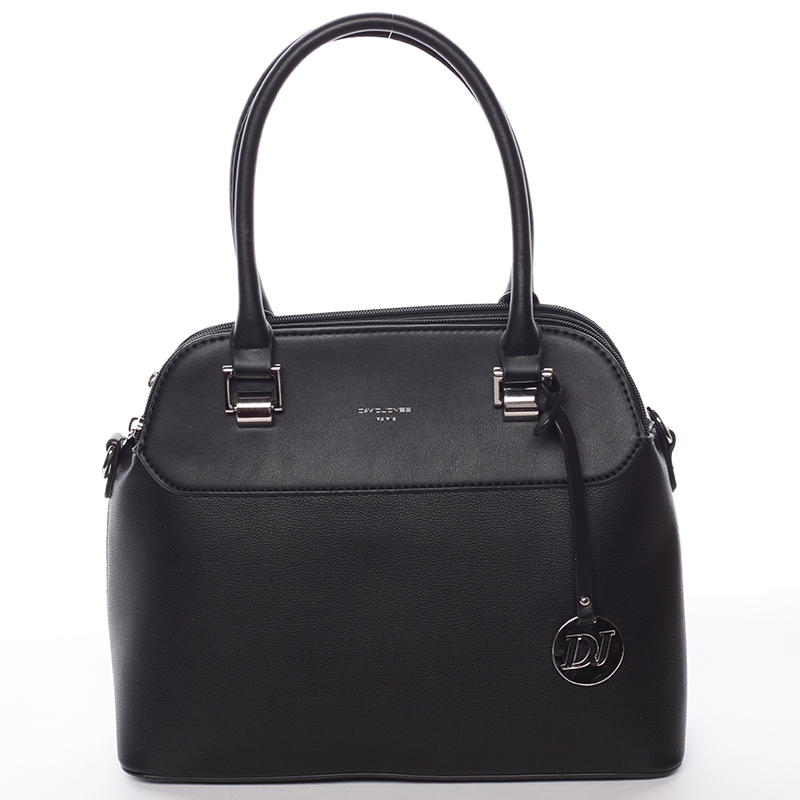 Stredne veľká čierna dámska kabelka cez rameno - David Jones Airie