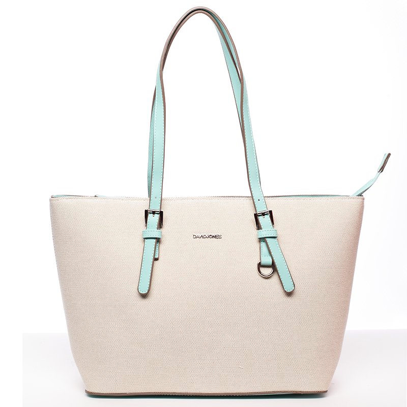 Dámska mentolová kabelka - David Jones Barbara