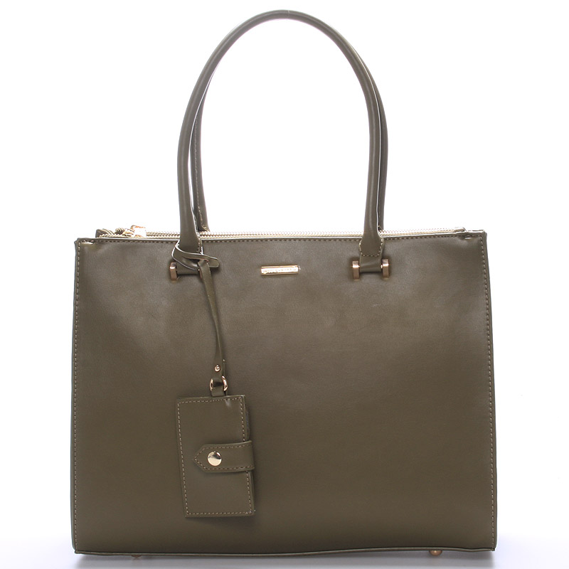 Luxusná dámska kabelka khaki - David Jones Nevada