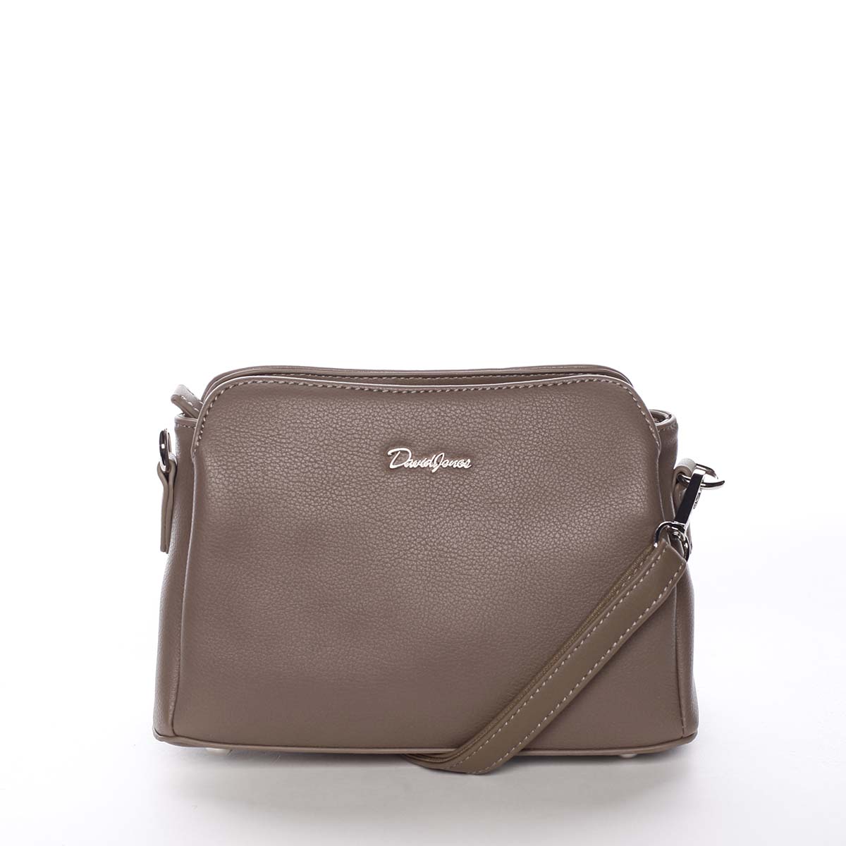 Dámska crossbody kabelka tmavá camel - David Jones Hame