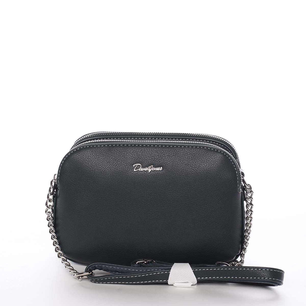 Dámska crossbody kabelka tmavozelená - David Jones Beatriz