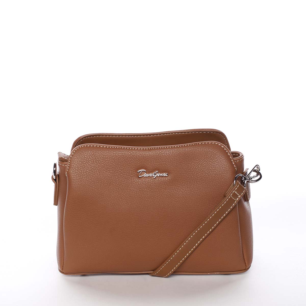 Dámska crossbody kabelka koňaková - David Jones Hame