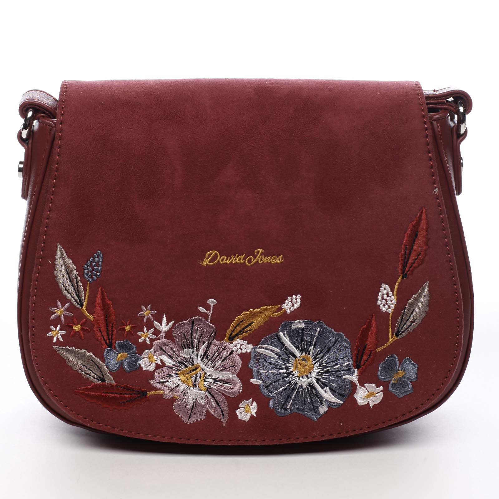 Dámska crossbody kabelka vínová - David Jones Superstar