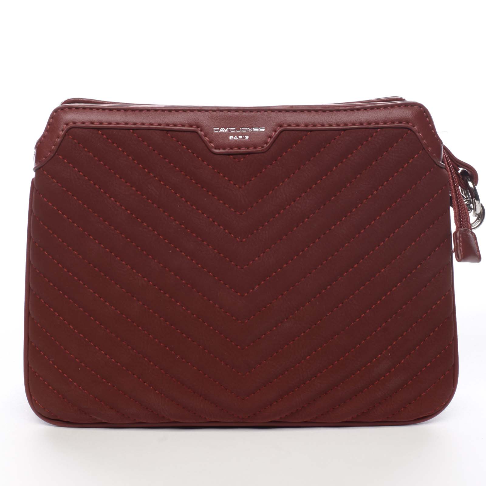 Dámska crossbody kabelka vínová - David Jones Lorena