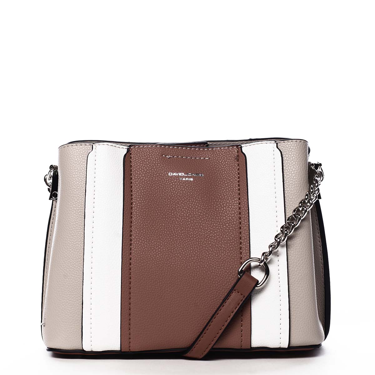 Dámska crossbody kabelka tmavoružová - David Jones Astra